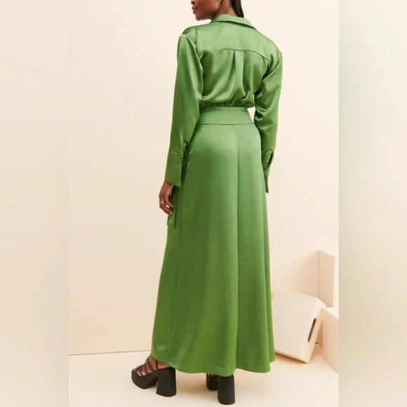 COPY - Free people Emma Tuxedo Wrap midi Dress